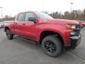 Front 3/4 View of 2019 Chevrolet Silverado 1500 Custom Z71 Trail Boss Double Cab 4WD #3