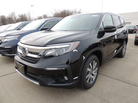 Crystal Black Pearl Honda Pilot EX AWD.  Click to enlarge.