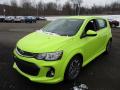 Front 3/4 View of 2019 Chevrolet Sonic LT Hatchback #5