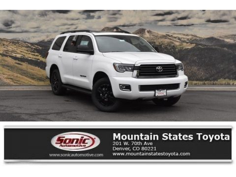 Super White Toyota Sequoia TRD Sport 4x4. Click to enlarge. Super White Toyota Sequoia TRD Sport 4x4. Click to enlarge.