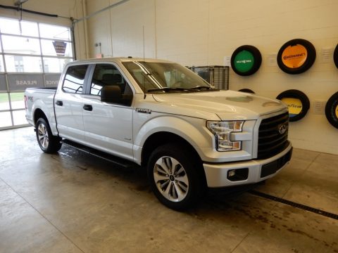 Ingot Silver Ford F150 XL SuperCrew 4x4.  Click to enlarge.