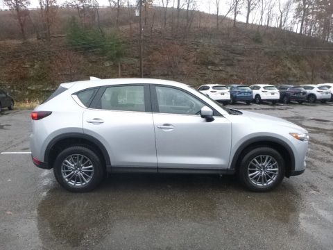 Sonic Silver Metallic Mazda CX-5 Sport AWD.  Click to enlarge.