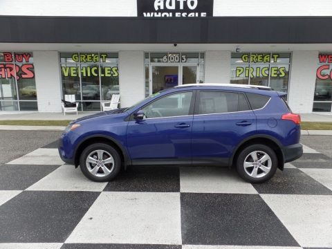 Blue Crush Metallic Toyota RAV4 XLE.  Click to enlarge.