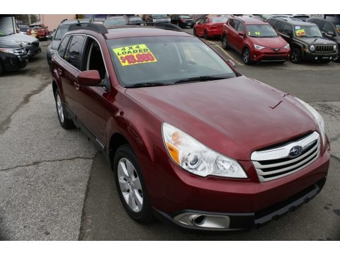 Ruby Red Pearl Subaru Outback 2.5i Premium.  Click to enlarge.