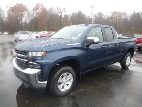 Northsky Blue Metallic Chevrolet Silverado 1500 LT Double Cab 4WD.  Click to enlarge.