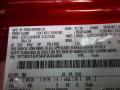 Ford Color Code RR Ruby Red #11