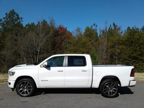 Ivory Tri–Coat Ram 1500 Laramie Crew Cab 4x4.  Click to enlarge.