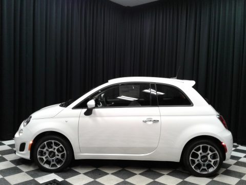 Bianco White Ice Fiat 500 Pop.  Click to enlarge.