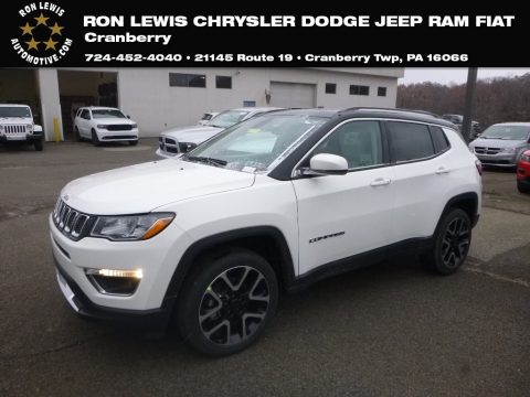 White Jeep Compass Limited 4x4.  Click to enlarge.