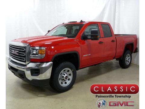 Cardinal Red GMC Sierra 2500HD Double Cab 4WD.  Click to enlarge.