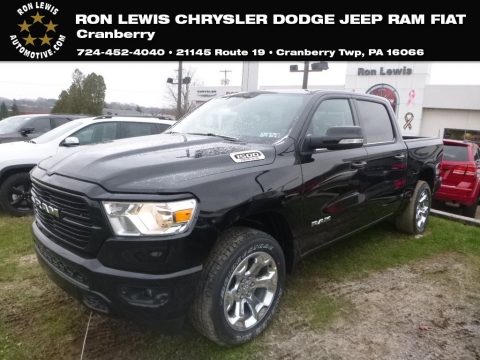 Diamond Black Crystal Pearl Ram 1500 Big Horn Crew Cab 4x4.  Click to enlarge.