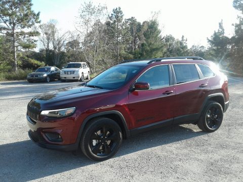 Velvet Red Pearl Jeep Cherokee Latitude Plus.  Click to enlarge.