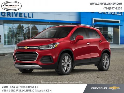 Cajun Red Tintcoat Chevrolet Trax LT AWD.  Click to enlarge.