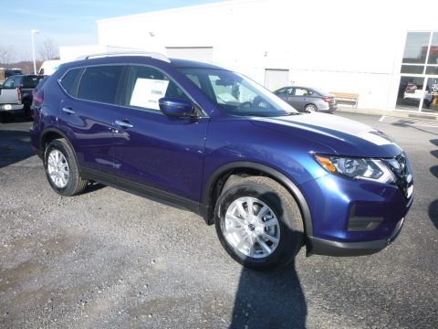 Caspian Blue Nissan Rogue SV AWD.  Click to enlarge.