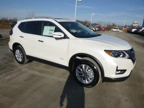 Pearl White Nissan Rogue SV AWD Hybrid. Click to enlarge. Pearl White Nissan Rogue SV AWD Hybrid. Click to enlarge.