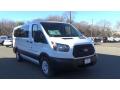 Front 3/4 View of 2019 Ford Transit Passenger Wagon XL 150 LR #1