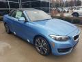 Front 3/4 View of 2019 BMW 2 Series 230i xDrive Convertible #1
