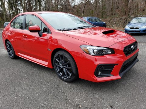 Pure Red Subaru WRX Limited.  Click to enlarge.