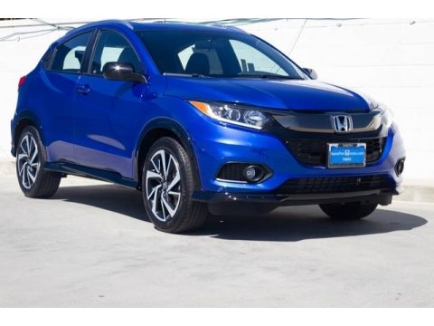 Aegean Blue Metallic Honda HR-V Sport.  Click to enlarge.