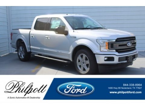Ingot Silver Ford F150 XLT SuperCrew.  Click to enlarge.