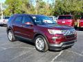 Front 3/4 View of 2019 Ford Explorer Limited #7