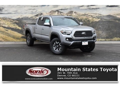 Silver Sky Metallic Toyota Tacoma TRD Off-Road Double Cab 4x4.  Click to enlarge.