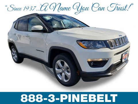 White Jeep Compass Latitude 4x4.  Click to enlarge.