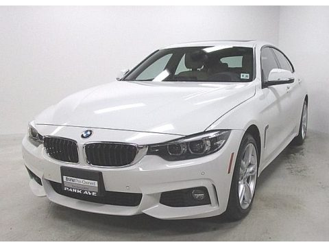 Alpine White BMW 4 Series 430i xDrive Gran Coupe.  Click to enlarge.