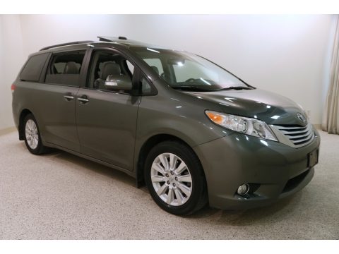 Cypress Green Pearl Toyota Sienna Limited AWD.  Click to enlarge.