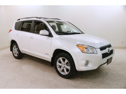 Blizzard White Pearl Toyota RAV4 Limited 4WD.  Click to enlarge.