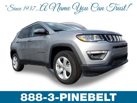 Billet Silver Metallic Jeep Compass Latitude 4x4.  Click to enlarge.