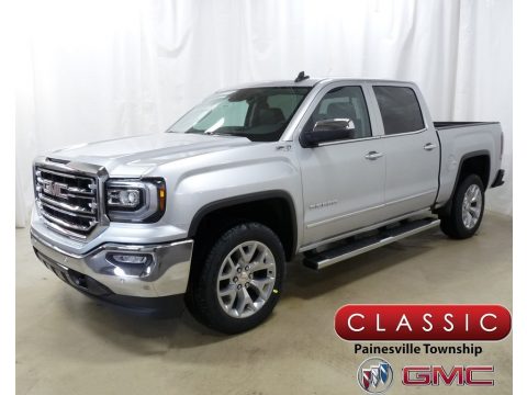 Quicksilver Metallic GMC Sierra 1500 SLT Crew Cab 4WD.  Click to enlarge.