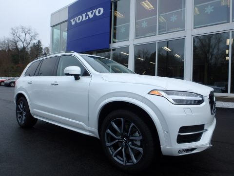 Crystal White Metallic Volvo XC90 T6 AWD Momentum.  Click to enlarge.