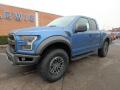 Front 3/4 View of 2019 Ford F150 SVT Raptor SuperCab 4x4 #6