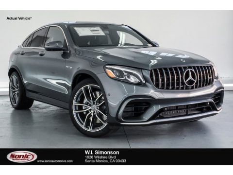 Selenite Grey Metallic Mercedes-Benz GLC AMG 63 4Matic Coupe.  Click to enlarge.