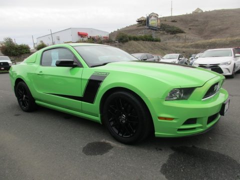 Gotta Have it Green Ford Mustang V6 Premium Coupe.  Click to enlarge.