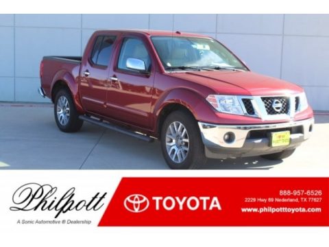 Cayenne Red Nissan Frontier SL Crew Cab.  Click to enlarge.