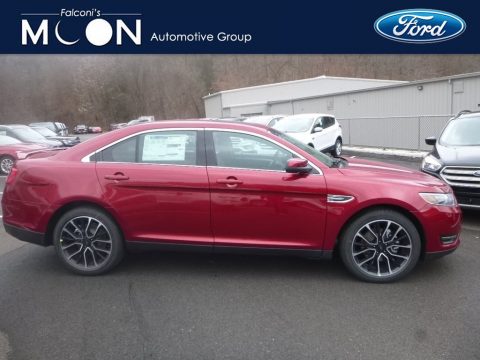 Ruby Red Ford Taurus SEL AWD.  Click to enlarge.