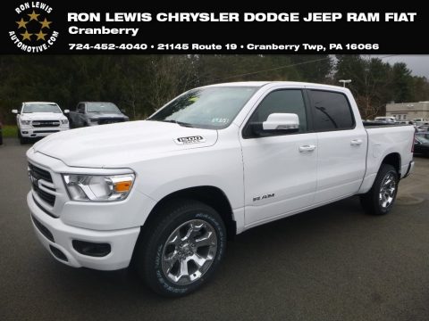 Bright White Ram 1500 Big Horn Crew Cab 4x4.  Click to enlarge.