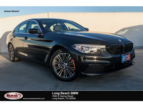 Jet Black BMW 5 Series 530i Sedan.  Click to enlarge.