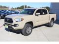Front 3/4 View of 2019 Toyota Tacoma SR5 Double Cab #4