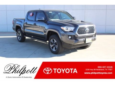 Magnetic Gray Metallic Toyota Tacoma TRD Sport Double Cab.  Click to enlarge.