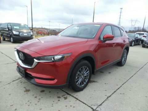 Soul Red Crystal Metallic Mazda CX-5 Touring AWD.  Click to enlarge.