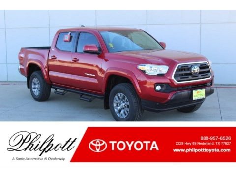 Barcelona Red Metallic Toyota Tacoma SR5 Double Cab.  Click to enlarge.