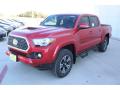 Front 3/4 View of 2019 Toyota Tacoma TRD Sport Double Cab 4x4 #4