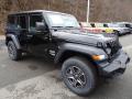 Front 3/4 View of 2019 Jeep Wrangler Unlimited Sport 4x4 #7