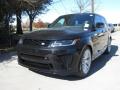 Front 3/4 View of 2019 Land Rover Range Rover Sport SVR #10