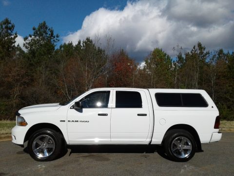 Bright White Dodge Ram 1500 Express Crew Cab 4x4.  Click to enlarge.
