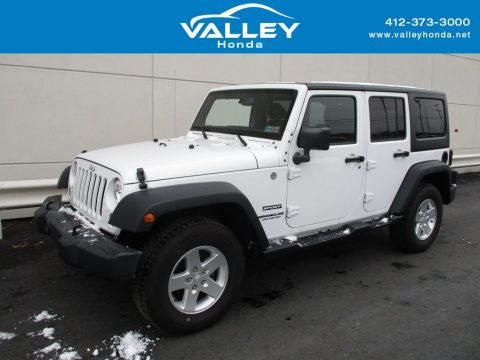 Bright White Jeep Wrangler Unlimited Sport 4x4. Click to enlarge. Bright White Jeep Wrangler Unlimited Sport 4x4. Click to enlarge.
