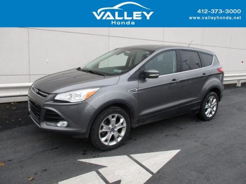Sterling Gray Metallic Ford Escape SEL 1.6L EcoBoost 4WD.  Click to enlarge.
